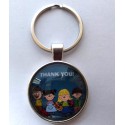 Porte clés merci thank you