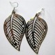 Boucles d'oreilles "grande plume"