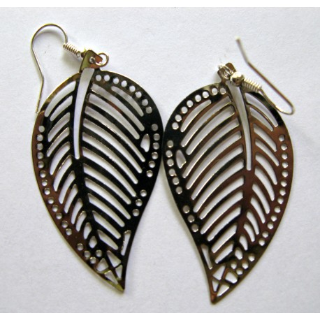 Boucles d'oreilles "petite plume"