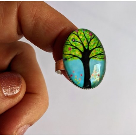 Bague "printemps"