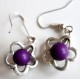Boucles d'oreilles fleurette (couleurs au choix)