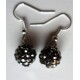 Boucles d'oreilles strass (grand choix de couleur)