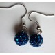 Boucles d'oreilles strass (grand choix de couleur)