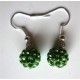 Boucles d'oreilles strass (grand choix de couleur)