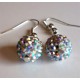 Boucles d'oreilles strass (grand choix de couleur)