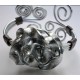 Bracelet fil alu plat 