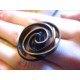 bague spirale alu plat (coloris au choix)