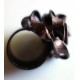 Bague fleur marron